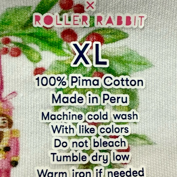 Roller Rabbit x LoveShackFancy Merry Monkey Beaux Polo Pajamas Set XL RARE NWT - Picture 10 of 10